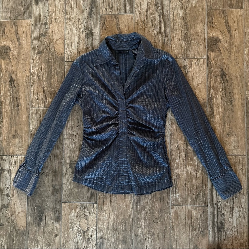 New York & Company Fitted Shirt